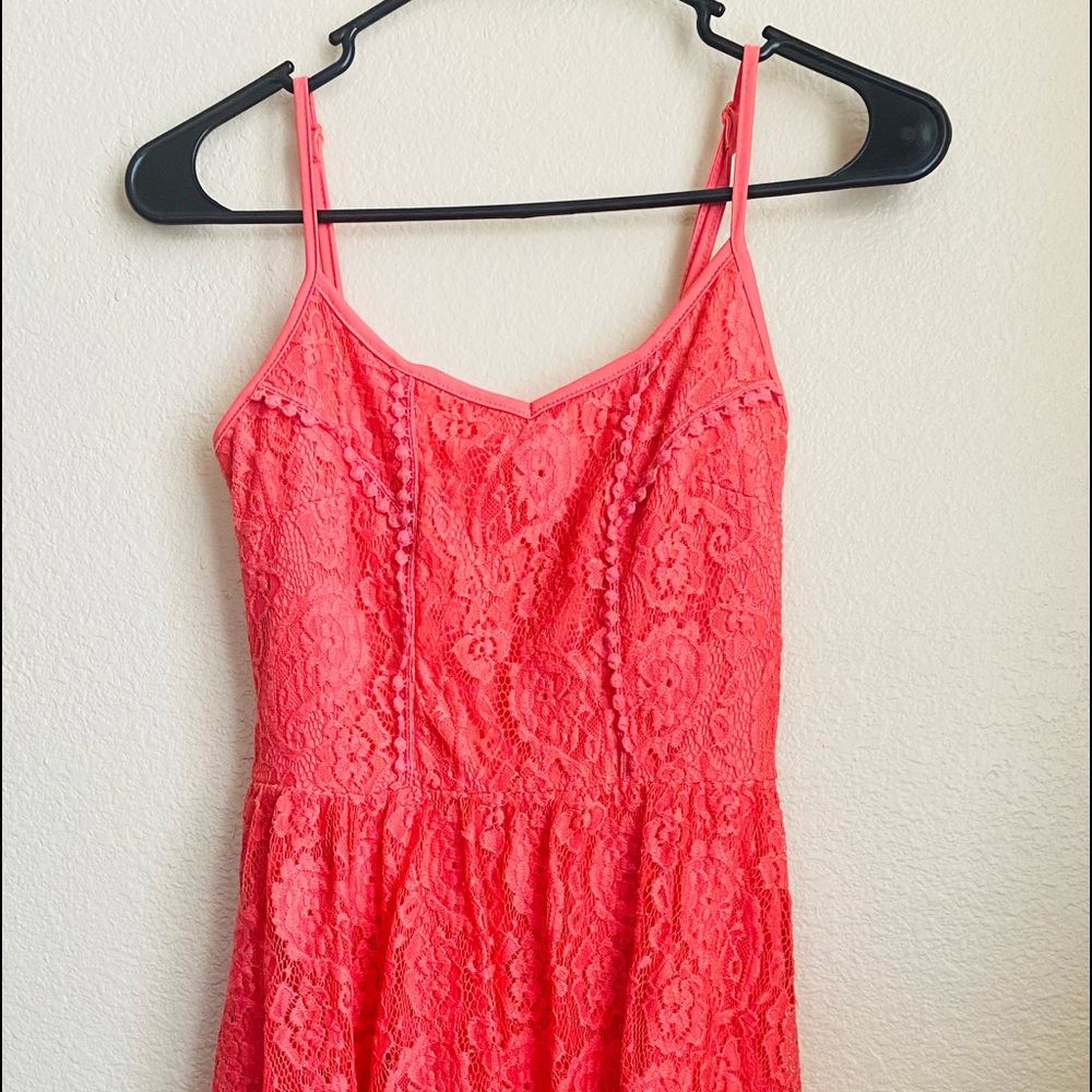 Pinky Bright Coral Lace!